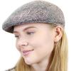 image:imageThe Hat Depot 200H4180 Solid Driver Cabbie Ivy Hat3colorsGrey