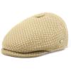 image:imageThe Hat Depot 200h Soft Cool Mesh Newsboy Cabbie Ivy Hat SM Khaki