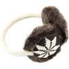 image:imageThe Hat Depot 700MF02 Snowflake Design Fur EarmuffsBrown