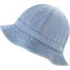 image:imageThe Hat Depot Bucket Sun Hat 100 Cotton Long Brim and Deeper amp Round Top Tennis Packable Summer Fashion Outdoor Hat2 Tennis  Light Denim