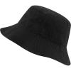 image:imageThe Hat Depot Bucket Sun Hat 100 Cotton Long Brim and Deeper amp Round Top Tennis Packable Summer Fashion Outdoor HatBlack
