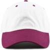 image:imageThe Hat Depot Cotton Dad Unisex Blank Washed Low Profile Baseball Cap HatWhiteMulberry