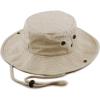 image:imageThe Hat Depot Cotton StoneWashed Safari Wide Brim Foldable DoubleSided Sun Boonie Bucket Hat2 Cotton  Khaki