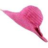 image:imageThe Hat Depot Crushable MultiColors with Ribbon Wide Floppy Brim Sun HatFuchsia