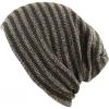 image:imageThe Hat Depot Fashion Junior Youth Unisex Soft Warm Stripe Knit Beanie Winter Hat Made in USA Khaki