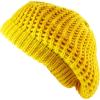 image:imageThe Hat Depot Fashion Thick and Soft Knitted Beret Beanie Hat1 Gold