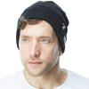 image:imageThe Hat Depot Fleece Winter Functional Beanie Hat Cold WeatherReflective Safety for Everyone Performance StretchBlack