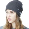 image:imageThe Hat Depot Fleece Winter Functional Beanie Hat Cold WeatherReflective Safety for Everyone Performance StretchCharcoal