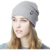 image:imageThe Hat Depot Fleece Winter Functional Beanie Hat Cold WeatherReflective Safety for Everyone Performance StretchGrey