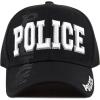 image:imageThe Hat Depot Law Enforcement 3D Embroidered Hat01 Policeblack