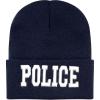 5. Made in Usa Police Beanie - Navy/White