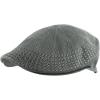 image:imageThe Hat Depot Light Weight Classic Mesh Newsboy Ivy Gatsby Cabbie Golf Hat CapDark Grey