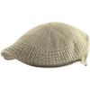 image:imageThe Hat Depot Light Weight Classic Mesh Newsboy Ivy Gatsby Cabbie Golf Hat CapKhaki