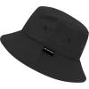 image:imageThe Hat Depot Lightweight Quick Dry Polyester Packable Nylon Bucket Sun Hat2 Light  Black