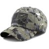 image:imageThe Hat Depot Low Profile Tactical Operator USA Flag Buckle Cotton CapCharcoal Digital Camo