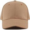 image:imageThe Hat Depot Mens Curved Brim Stretch Fit Mesh 6 Panel Fitted Baseball CapTimber