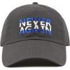 image:imageThe Hat Depot Never Again Gun Control March Embroidered Washed Cotton Low Profile Baseball Cap Hat Never AgainCharcoal