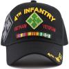 image:imageThe Hat Depot Official Licensed US Military Vietnam Veteran Ribbon Cap 4th Infantry
