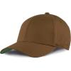 image:imageThe Hat Depot Plain Stretched One Size Spandex Cotton Fitted Cap Brown