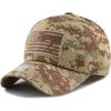 image:imageThe Hat Depot Tactical Operator USA Flag Low Profile Baseball Army Military CapDesert Digital Camo