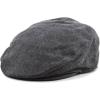 image:imageThe Hat Depot Washed Denim Cotton Newsboy Ivy Cap Style Hat Large Black
