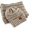 Slouchy Khaki Beanie Bundle