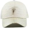 image:imageThe Hat Depot Women Cap Sequins Glitter Ornament Mesh Trucker Snap Back HatTriangle Beige