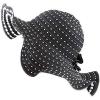 image:imageThe Hat Depot Womens Floppy Decorated Flower Sun Light Weight HatBlack