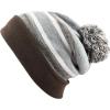1.brown and Grey With Pom