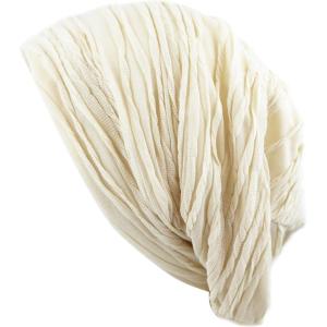 image:imageChemo Slouchy Style Baggy Beanie Cancer Headwear for Women Fleece Lining Winter Hat6 2800  Cream