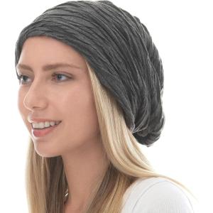 image:imageChemo Slouchy Style Baggy Beanie Cancer Headwear for Women Fleece Lining Winter Hat6 2800  Grey