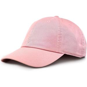 image:imageCotton Baseball Cap Dad Hat  Washed Low Profile Adjustable Hat for Men Women Casual Outdoor Running Golf1 Smoke Pink