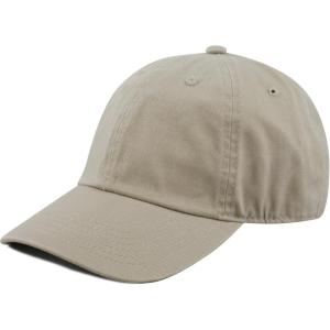 image:imageCotton Baseball Cap Dad Hat  Washed Low Profile Adjustable Hat for Men Women Casual Outdoor Running GolfKhaki