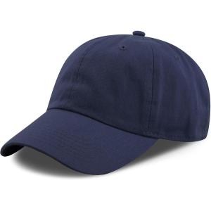image:imageCotton Baseball Cap Dad Hat  Washed Low Profile Adjustable Hat for Men Women Casual Outdoor Running GolfNavy