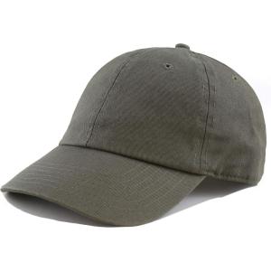 image:imageCotton Baseball Cap Dad Hat  Washed Low Profile Adjustable Hat for Men Women Casual Outdoor Running GolfOlive