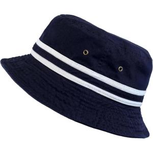 image:imageCotton Bucket Hat Packable Sun Hat  Unisex Summer Travel Beach Fisherman Hat for Men Women Outdoor Fishing Hiking0 Band Navy