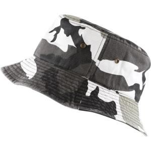 image:imageCotton Bucket Hat Packable Sun Hat  Unisex Summer Travel Beach Fisherman Hat for Men Women Outdoor Fishing HikingCity Camouflage