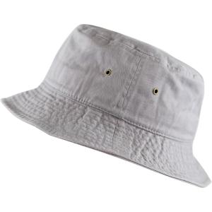 image:imageCotton Bucket Hat Packable Sun Hat  Unisex Summer Travel Beach Fisherman Hat for Men Women Outdoor Fishing HikingGrey