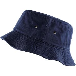 image:imageCotton Bucket Hat Packable Sun Hat  Unisex Summer Travel Beach Fisherman Hat for Men Women Outdoor Fishing HikingNavy