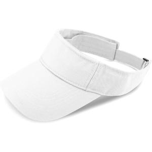 image:imageSun Visor hat Sports 100 Cotton amp Pigment Quick Adjust Strap Closure SunProtect Golf Men Women Visor Cap1 White