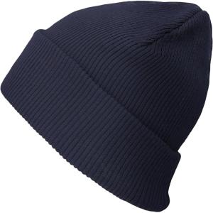 image:imageThe Hat Depot  100 Cotton Soft and Light Cuffed Skull Plain Daily Washed BeanieNavy 2