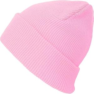image:imageThe Hat Depot  100 Cotton Soft and Light Cuffed Skull Plain Daily Washed BeaniePink 2