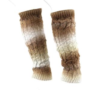 image:imageThe Hat Depot  Long Womens Knit Boot Topper Leg Warmer1 Style 1  Brown