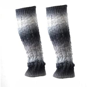 image:imageThe Hat Depot  Long Womens Knit Boot Topper Leg Warmer1 Style 1  Gray