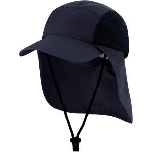 image:imageThe Hat Depot  Outdoor Safari Hiking Fishing Sun Block Cap Hat1 Cap  Navy