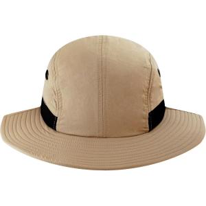 image:imageThe Hat Depot  Outdoor Safari Hiking Fishing Sun Block Cap Hat2 Hat  Khaki