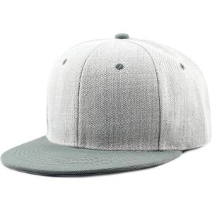 image:imageThe Hat Depot 1300hg Plain Heather Grey Snapback CapOlive