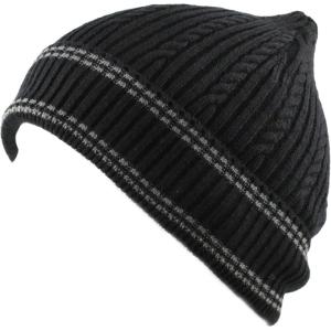 image:imageThe Hat Depot 200HSki100 Twisted Cable Classic Winter Beanie HatBlack Grey