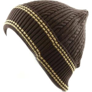 image:imageThe Hat Depot 200HSki100 Twisted Cable Classic Winter Beanie HatBrown Beige