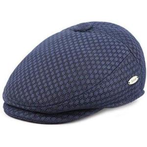image:imageThe Hat Depot 200h Soft Cool Mesh Newsboy Cabbie Ivy Hat SM Navy